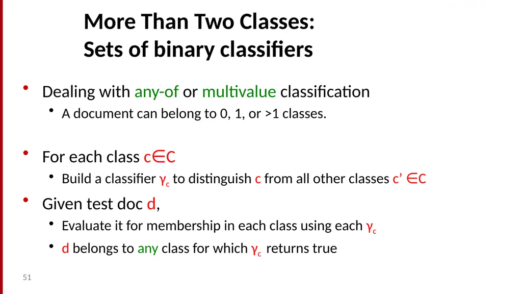 Text Classification and Naïve Bayes The Task of - slide 51 of 71