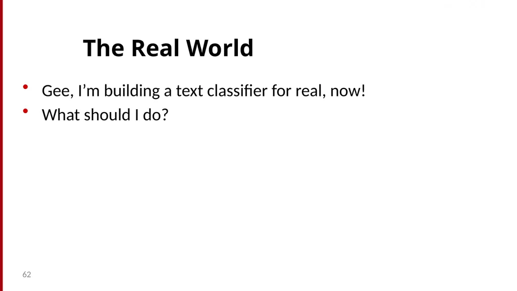 Text Classification and Naïve Bayes The Task of - slide 62 of 71