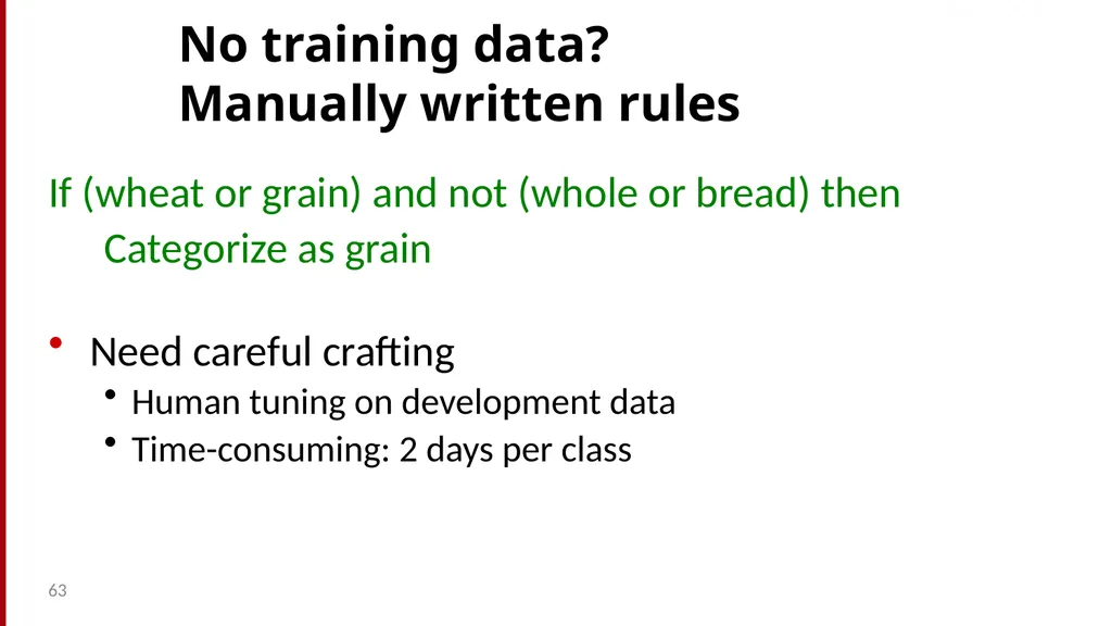 Text Classification and Naïve Bayes The Task of - slide 63 of 71