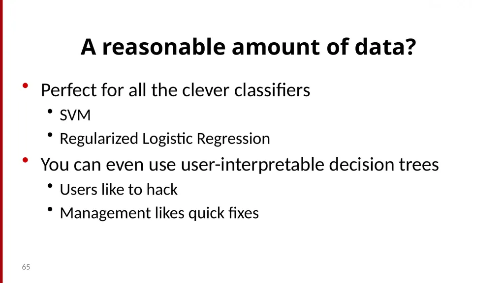 Text Classification and Naïve Bayes The Task of - slide 65 of 71