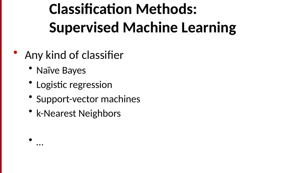 Text Classification and Naïve Bayes The Task of - slide 11 of 71