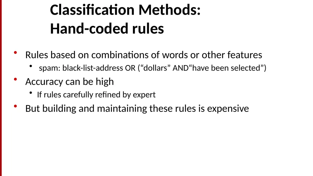 Text Classification and Naïve Bayes The Task of - slide 9 of 71