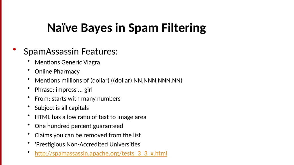Text Classification and Naïve Bayes The Task of - slide 42 of 71