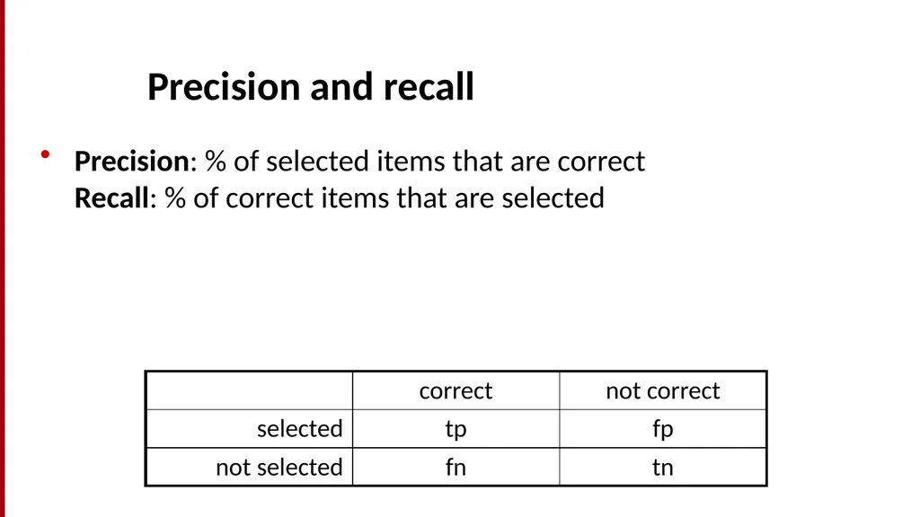 Text Classification and Naïve Bayes The Task of - slide 47 of 71
