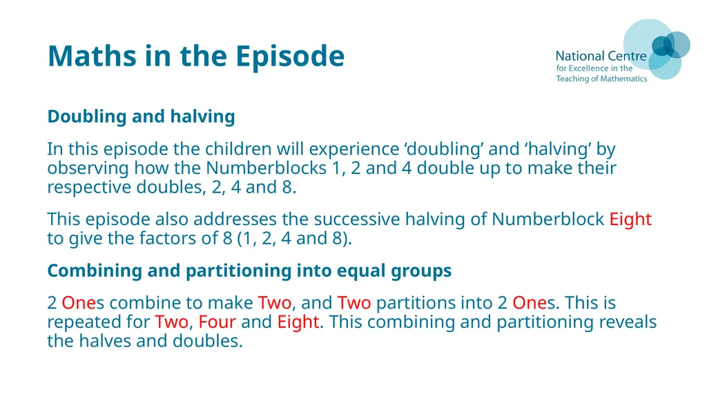 Numberblocks Support Materials Series 2, Episode 9 - slide 4 of 21