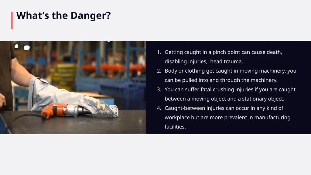 Click anywhere to get started… Caught and Crushed - slide 4 of 8