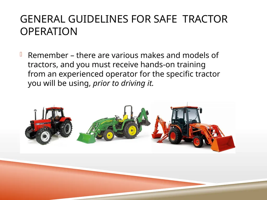 TRACTOR SAFETY Oregon State University Tractor - slide 31 of 33