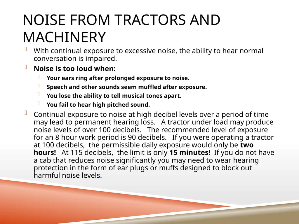 TRACTOR SAFETY Oregon State University Tractor - slide 25 of 33