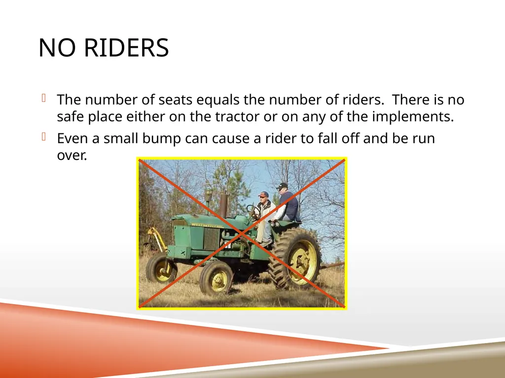 TRACTOR SAFETY Oregon State University Tractor - slide 22 of 33