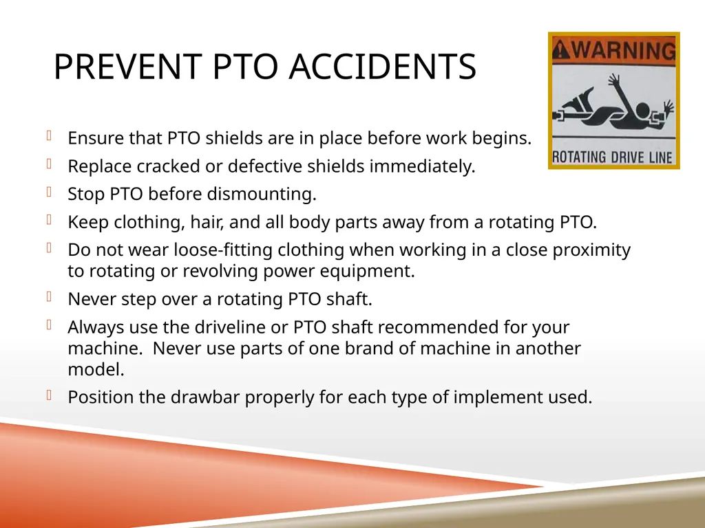 TRACTOR SAFETY Oregon State University Tractor - slide 17 of 33