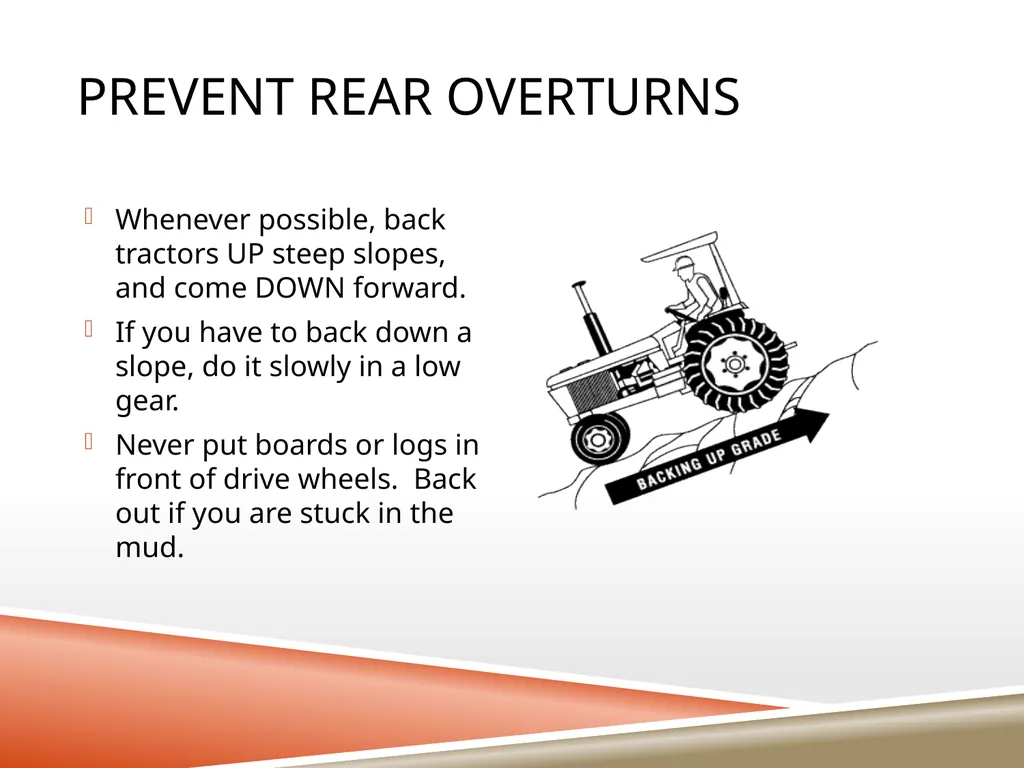 TRACTOR SAFETY Oregon State University Tractor - slide 20 of 33