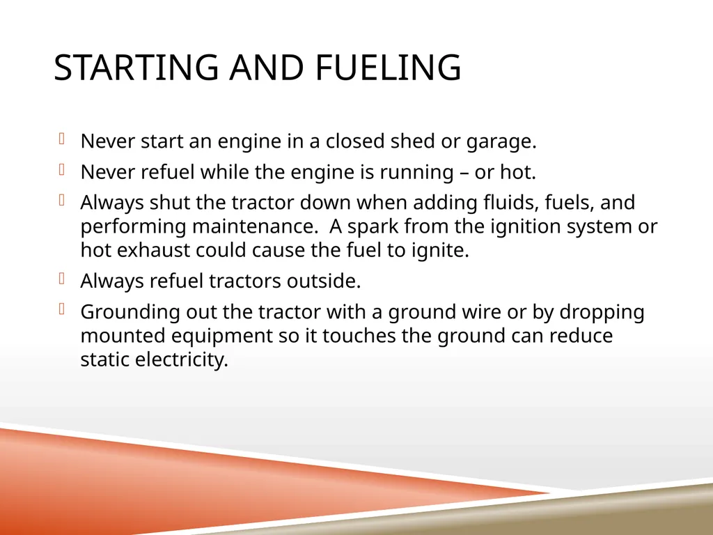 TRACTOR SAFETY Oregon State University Tractor - slide 15 of 33