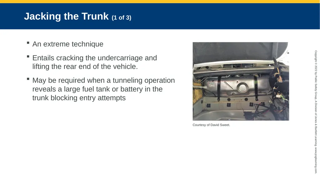 Alternative Extrication Techniques CHAPTER 10 - slide 7 of 42