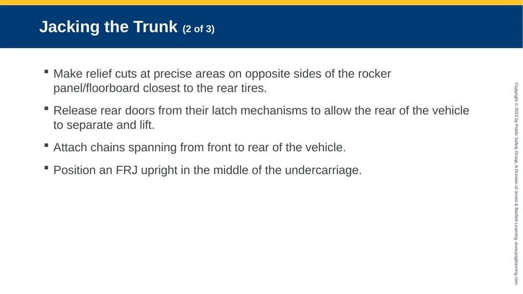 Alternative Extrication Techniques CHAPTER 10 - slide 8 of 42
