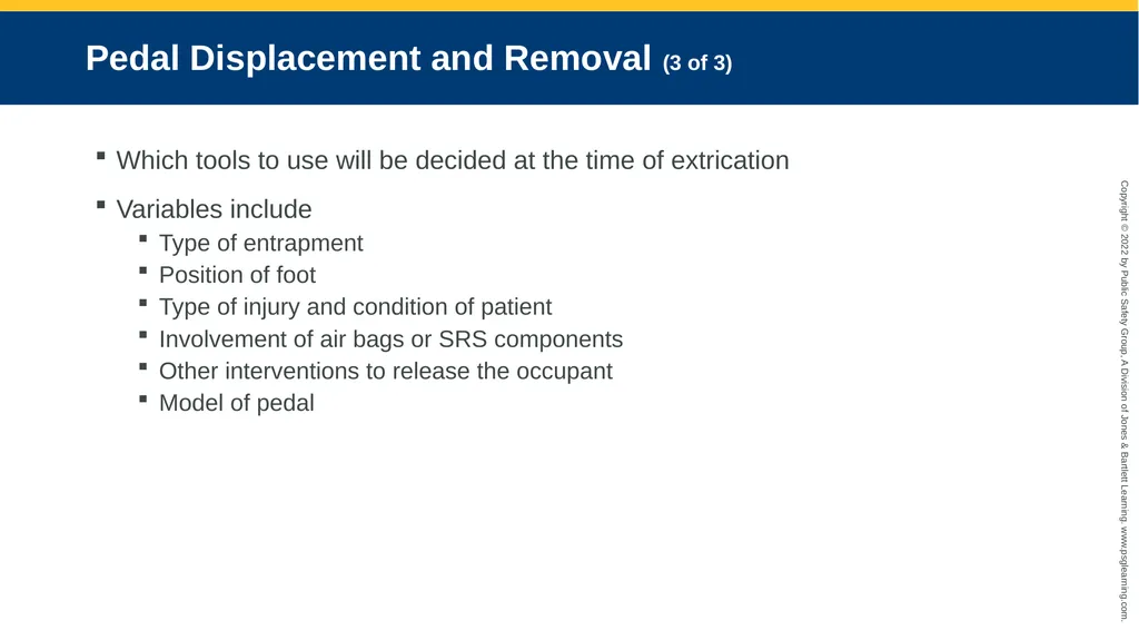 Alternative Extrication Techniques CHAPTER 10 - slide 35 of 42