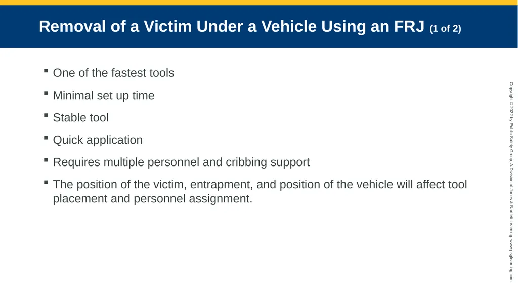 Alternative Extrication Techniques CHAPTER 10 - slide 36 of 42