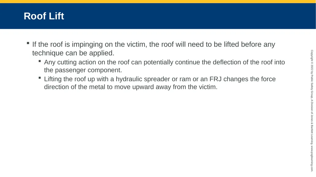 Alternative Extrication Techniques CHAPTER 10 - slide 20 of 42