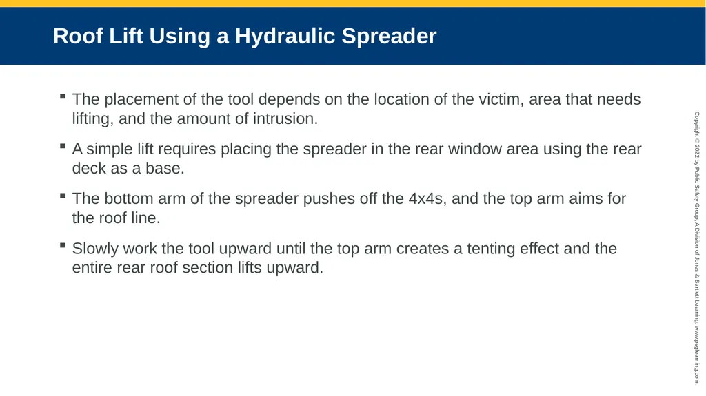 Alternative Extrication Techniques CHAPTER 10 - slide 21 of 42
