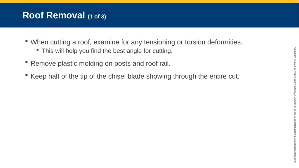 Alternative Extrication Techniques CHAPTER 10 - slide 25 of 42