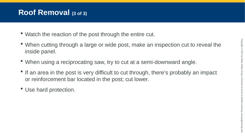 Alternative Extrication Techniques CHAPTER 10 - slide 27 of 42