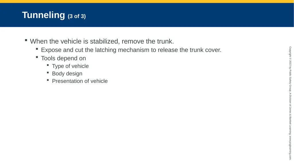 Alternative Extrication Techniques CHAPTER 10 - slide 6 of 42