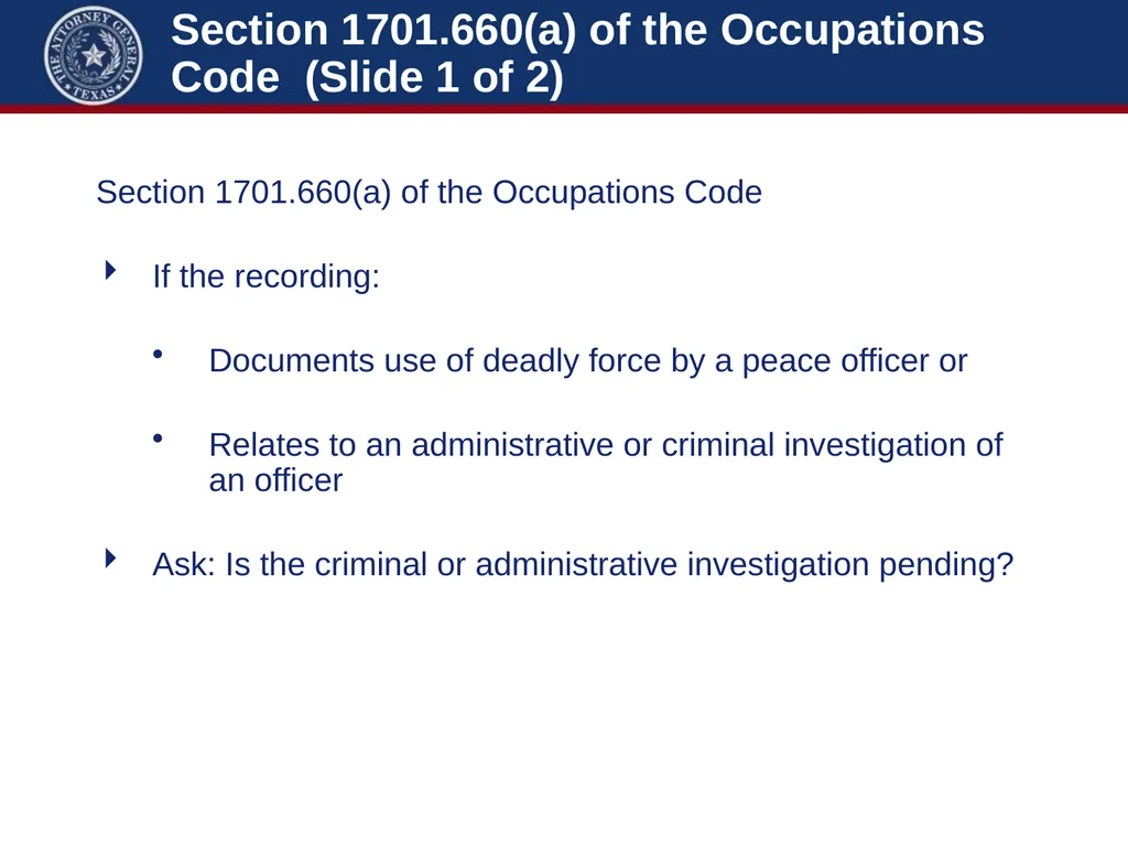 Law Enforcement: Body Worn Cameras Michelle Case - slide 29 of 56
