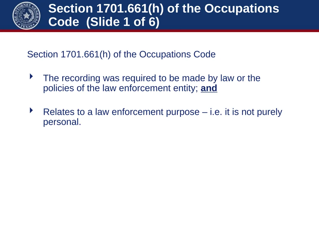 Law Enforcement: Body Worn Cameras Michelle Case - slide 20 of 56