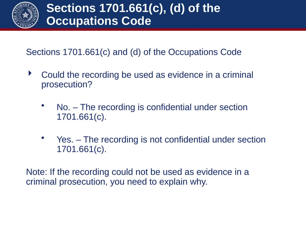 Law Enforcement: Body Worn Cameras Michelle Case - slide 27 of 56