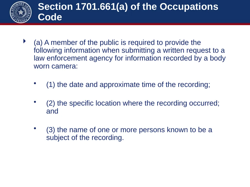 Law Enforcement: Body Worn Cameras Michelle Case - slide 3 of 56