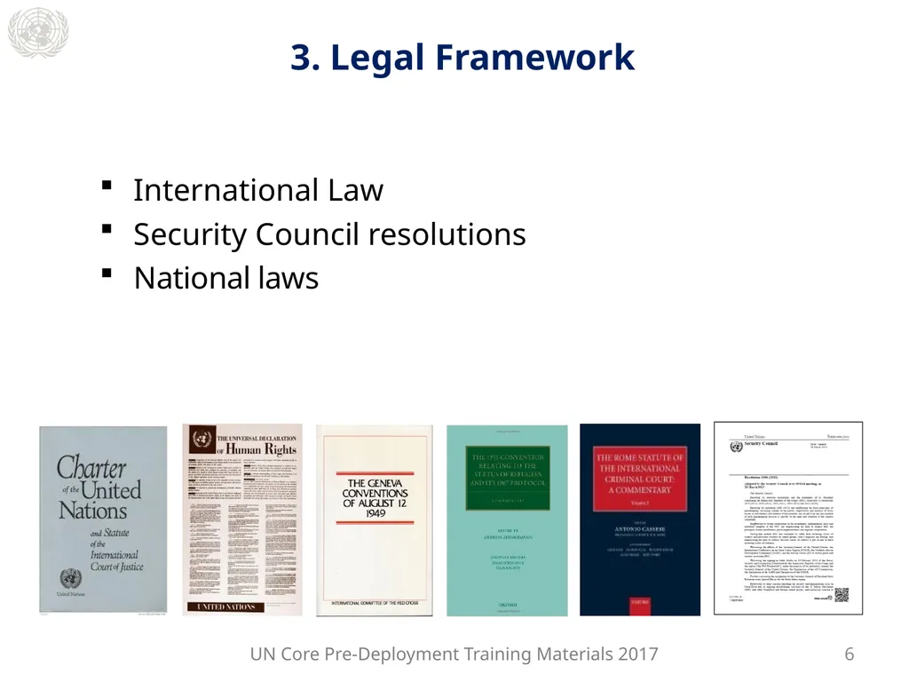 Module 2: Mandated Tasks of United Nations - slide 13 of 29