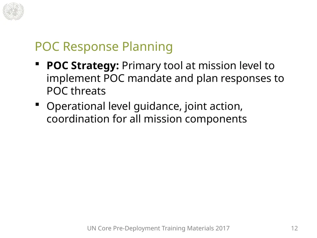 Module 2: Mandated Tasks of United Nations - slide 19 of 29