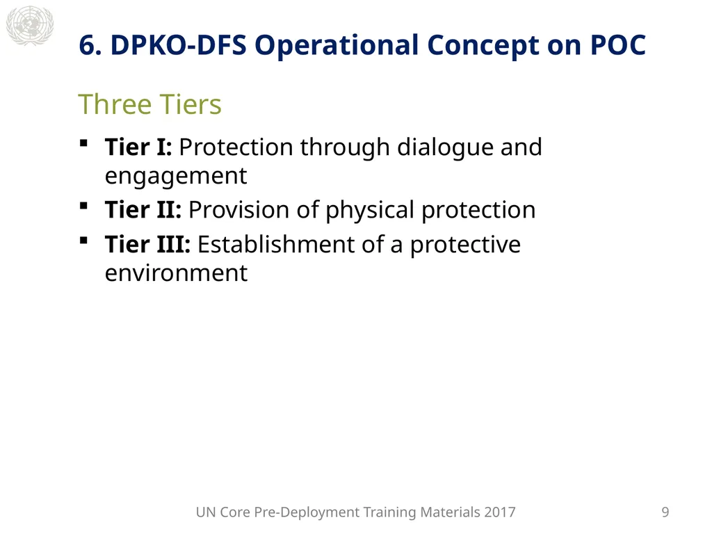 Module 2: Mandated Tasks of United Nations - slide 16 of 29