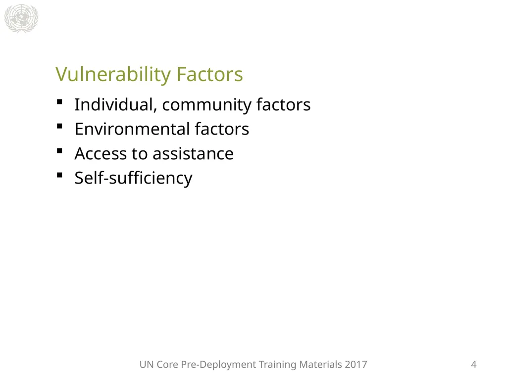 Module 2: Mandated Tasks of United Nations - slide 10 of 29
