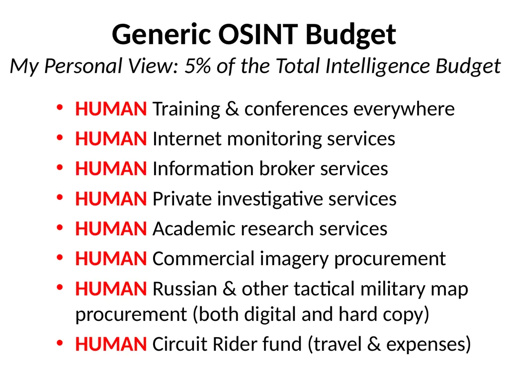 Open Source Intelligence (OSINT) Done Right - slide 32 of 40
