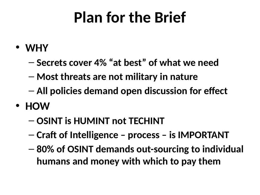 Open Source Intelligence (OSINT) Done Right - slide 2 of 40