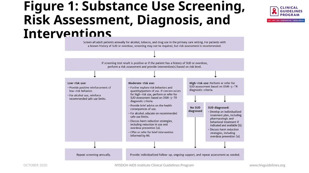 Substance Use Screening, Risk Assessment, and Use - slide 6 of 19