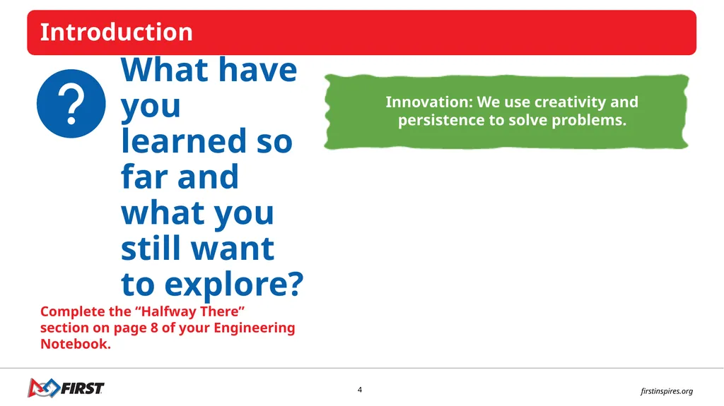SESSION 6 I can work with my team to begin - slide 4 of 12