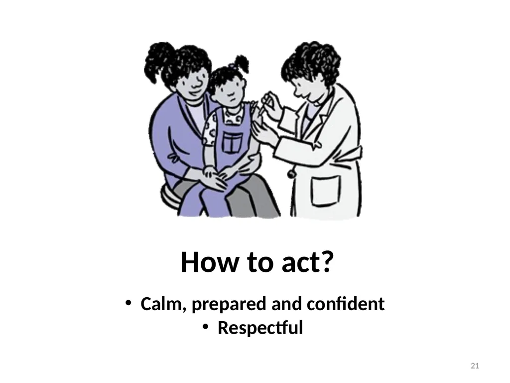 Managing pain during vaccine administration 1 A - slide 21 of 40