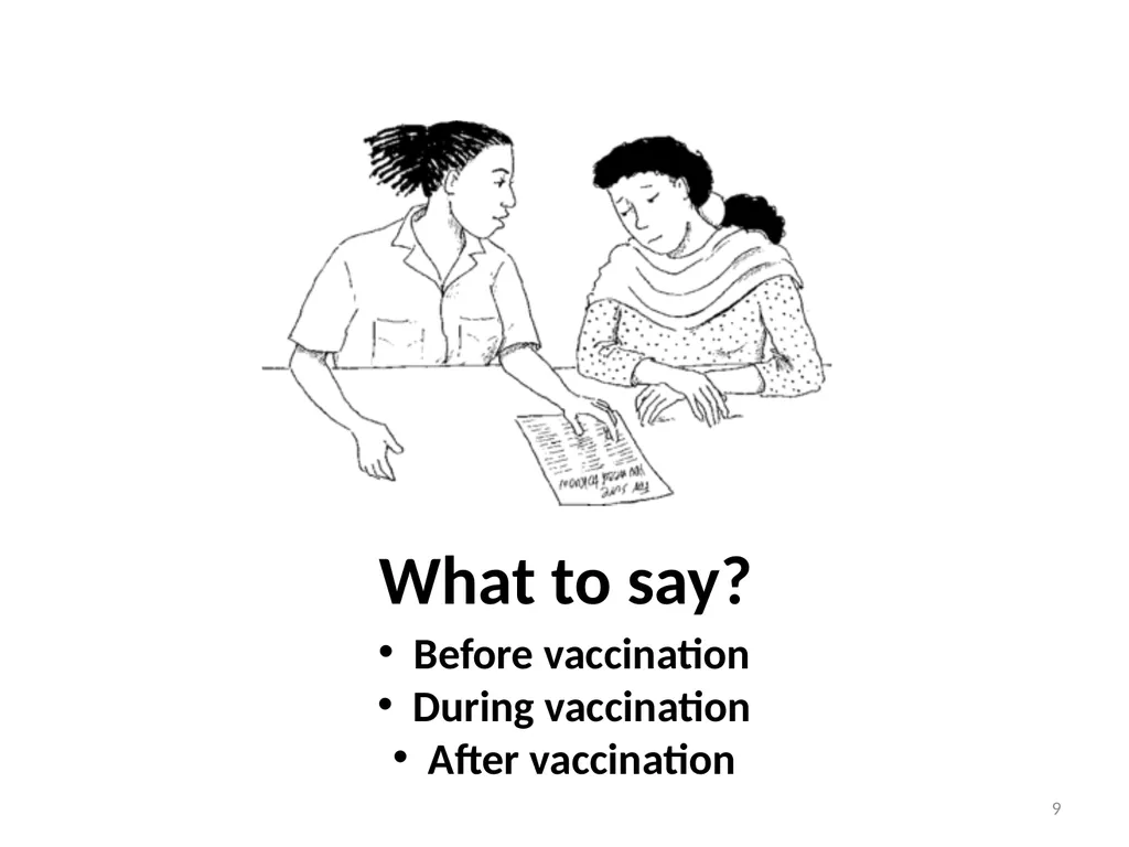 Managing pain during vaccine administration 1 A - slide 9 of 40
