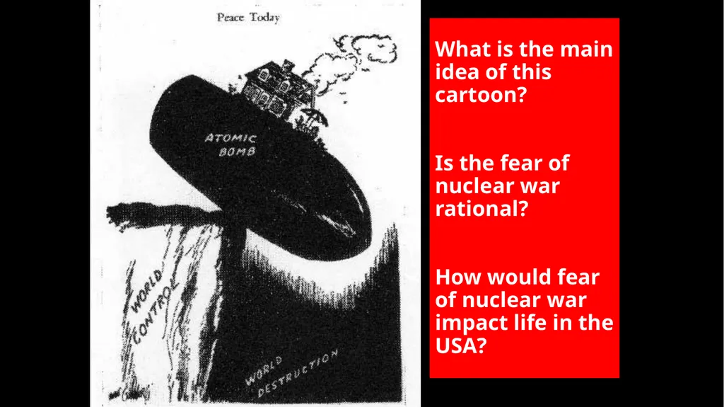 Aim: How did nuclear production and Cold War - slide 4 of 18