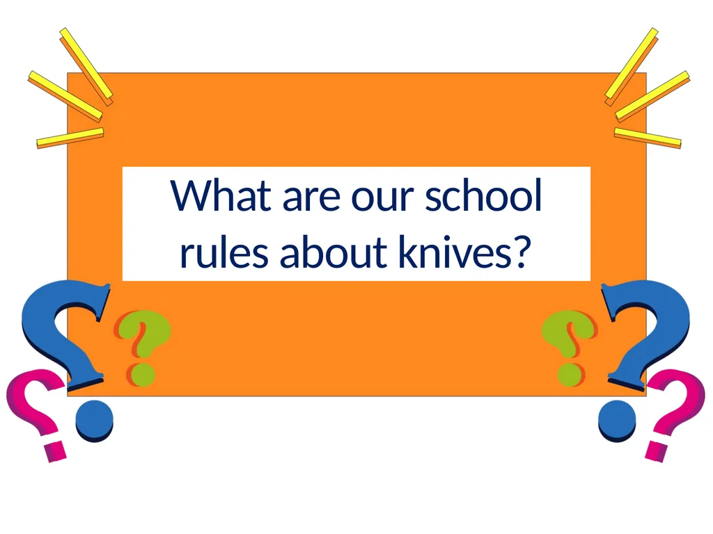Year 5 Knife Crime Lesson Slides designed in - slide 15 of 21