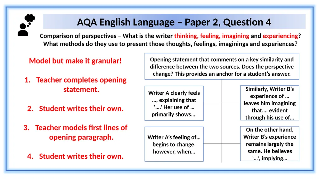 AQA English Language – Paper 2, Section A Stuart - slide 22 of 25