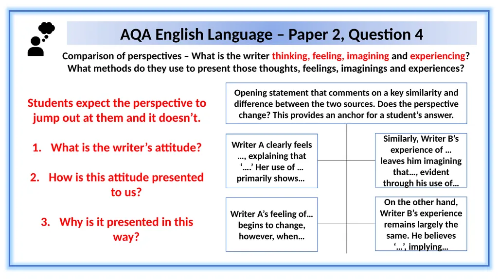 AQA English Language – Paper 2, Section A Stuart - slide 23 of 25
