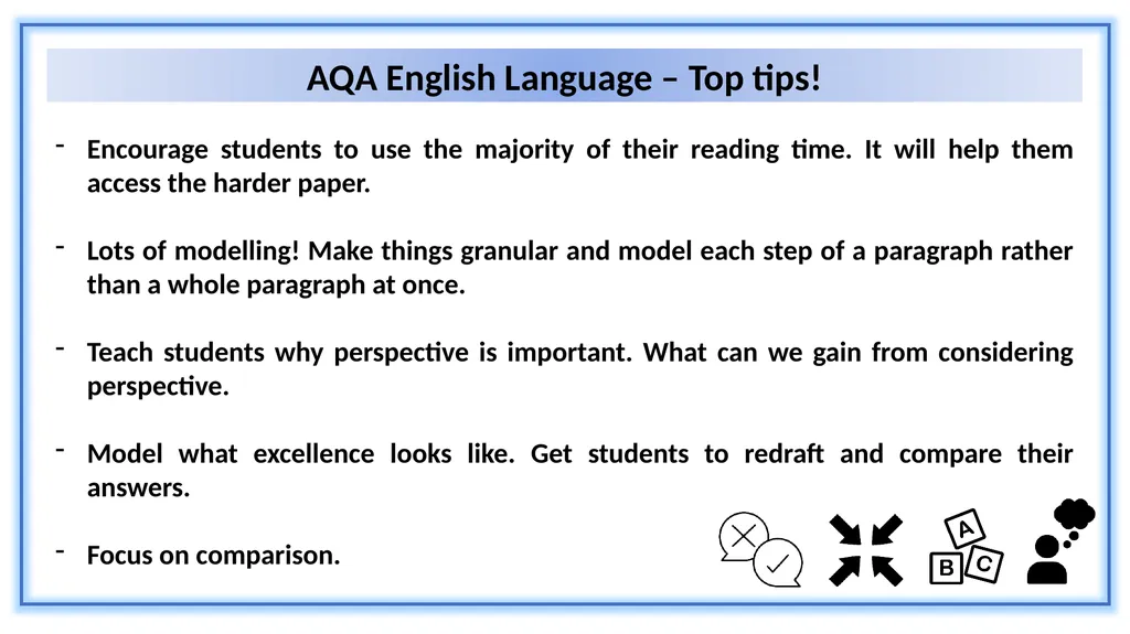 AQA English Language – Paper 2, Section A Stuart - slide 25 of 25