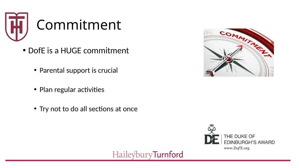 Duke of Edinburgh 2019 Cohort What is the Duke of - slide 14 of 19