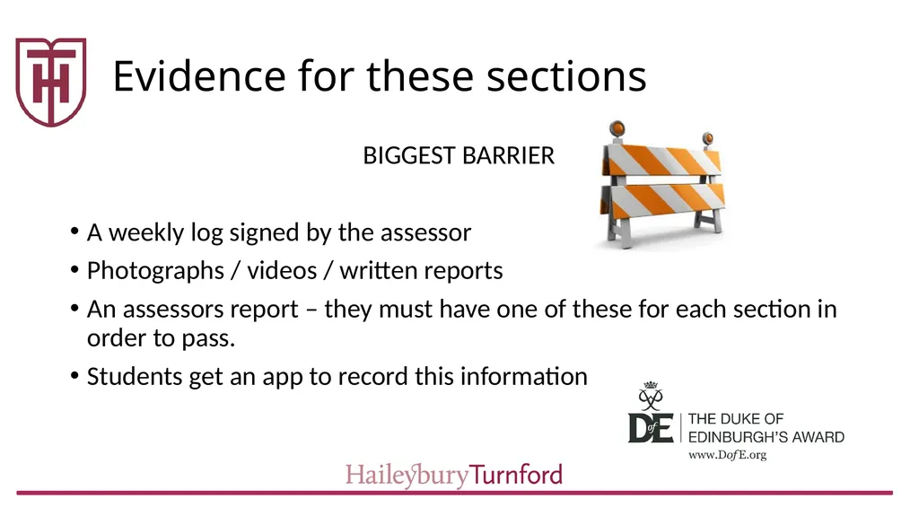 Duke of Edinburgh 2019 Cohort What is the Duke of - slide 9 of 19