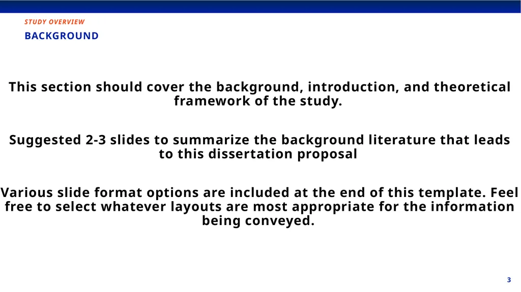 DISSERTATION PROPOSAL PUT WHAT YOU NEED WHERE YOU - slide 3 of 64