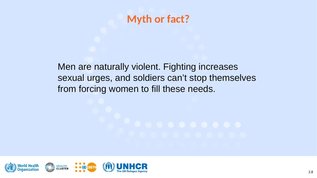 Clinical management of rape and intimate partner - slide 8 of 15