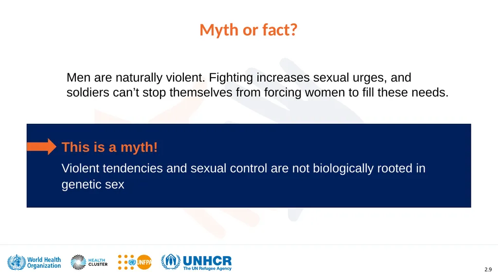 Clinical management of rape and intimate partner - slide 9 of 15