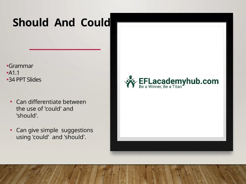 Grammar A1.1 34 PPT Slides Can differentiate - slide 1 of 20